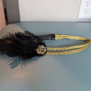 Sequin Feather Flapper Headband 1920's Women's Hair Accessories Great Gatsby